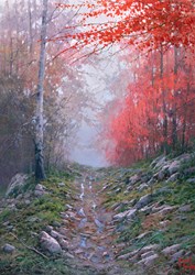 Niebla eu la Seuda by Miguel Peidro - Original Painting on Stretched Canvas sized 18x26 inches. Available from Whitewall Galleries